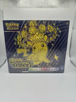 Pokemon SURGING SPARKS Elite Trainer Box ETB New & Sealed Scarlet & Violet TCG - Image 1
