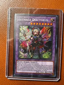 Yu-Gi-Oh Artmage Diactorus DUAD-EN032 Secret Rare 1st Edition - Image 1