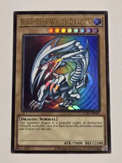 Blue-Eyes White Dragon LCKC-EN001 (Version 2) Ultra Rare Yugioh SDK Art VLP #2 - Image 1