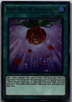 Rose Bell of Revelation Ultra Rare Duel Overload DUOV-EN040 LP - Image 1