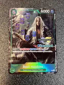 Basil Hawkins ST02-010 EN ONE PIECE CARD TCG 2023 Championship Top Player-NM - Image 2