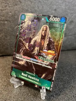 Basil Hawkins ST02-010 EN ONE PIECE CARD TCG 2023 Championship Top Player-NM - Image 5