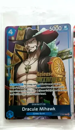 5 x One Piece, Sealed (except 1) , Stamped, Release Event Winner's Prize Cards - Image 2