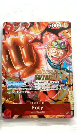 5 x One Piece, Sealed (except 1) , Stamped, Release Event Winner's Prize Cards - Image 3