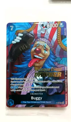 5 x One Piece, Sealed (except 1) , Stamped, Release Event Winner's Prize Cards - Image 4