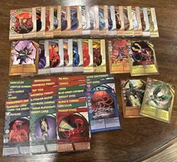 Bakugan 2008 Lot Of 53 Cards - 26 Metal & 7 Embossed W/ Number - Image 1