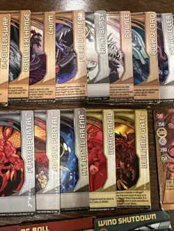 Bakugan 2008 Lot Of 53 Cards - 26 Metal & 7 Embossed W/ Number - Image 3