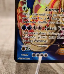 Pokemon TCG card Gyarados EX Full Art 114/122 Breakpoint Holo Free Shipping - Image 4