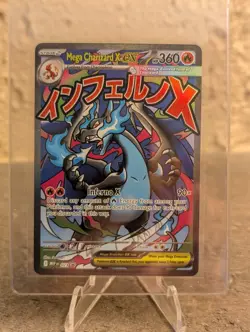 Mega Charizard X ex 023 Me: Mega Evolution Promo Holo Pokemon Card - Image 1