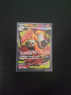 Mega Camerupt EX 156/132 Secret Rare Holo Pokemon Card Fresh Pack Condition. - Image 1