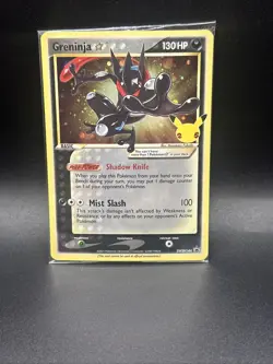 Pokemon Card Greninja SWSH144 Black Star Promo - Sealed - Image 1