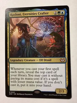x1 Rashmi, Eternities Crafter M MTG Commander: Duskmourn: House of Horror M/NM, - Image 1