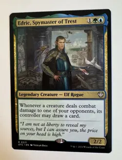 EDRIC, SPYMASTER OF TREST mtg NM-M Commander Outlaws of Thunder Junction Rare - Image 1
