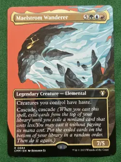 Maelstrom Wanderer (Borderless) Commander Masters Regular - Image 1