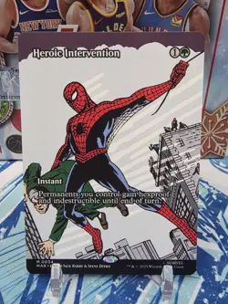 MTG Heroic Intervention Borderless Non Foil (0034) Marvel Eternal-Legal - Image 1