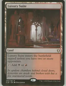 Luxury Suite 355 Regular Border Non-Foil Near Mint Commander Legends MTG - Image 1