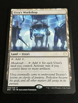 1x Urza's Workshop - Commander: The Brothers' War (BRC) Magic MTG - Image 1