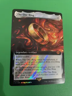 The One Ring (Extended Art) (Surge Foil) the Lord of the Rings MINT MTG NM LOTR - Image 2