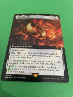 The One Ring (Extended Art) (Surge Foil) the Lord of the Rings MINT MTG NM LOTR - Image 3