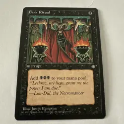 Magic the Gathering MTG Dark Ritual Black Ice Age Common - Image 2
