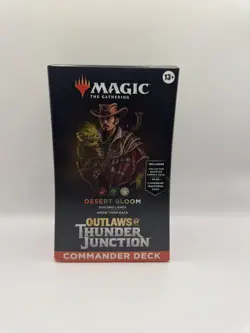 Outlaws of Thunder Junction: Commander Deck - Desert Bloom MTG Brand New Sealed - Image 1