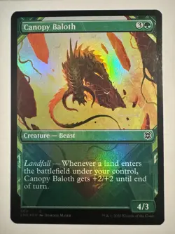 Canopy Baloth Foil (304) Showcase Zendikar Rising ZNR MTG Magic - Image 1