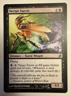 Nectar Faerie #130 (LP) Lorwyn LRW Magic MTG - Image 1