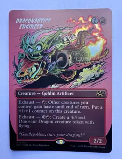 Draconautics Engineer | Borderless Foil | NM | MTG | 0341 | Rare | DFT - Image 1