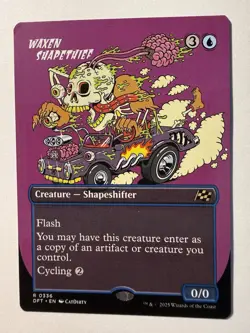 Waxen Shapethief (Borderless) #336 (NM) Aetherdrift DFT Magic MTG - Image 1