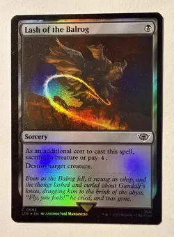 MTG: Lash of the Balrog (Foil) 0092 - The Lord of the Rings - Image 1