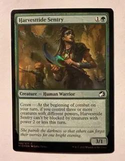 Harvesttide Sentry Foil (186) Innistrad: Midnight Hunt MID MTG Magic - Image 1