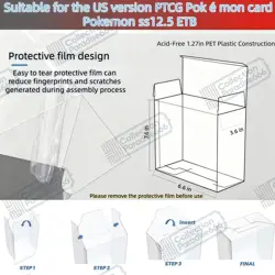 20 PCS Pokemon ETB Protector Case- Elite Trainer Box Plastic Protectors - Image 2