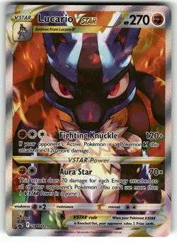 Lucario VSTAR - SWSH291 SWSH: Sword & Shield Promo Cards NM Pokemon Card TCG - Image 1