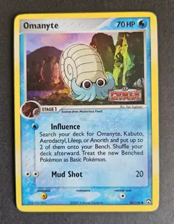 Omanyte 56/108 Power Keepers Reverse Holo Pokemon TCG MP - Image 1