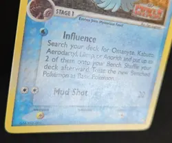 Omanyte 56/108 Power Keepers Reverse Holo Pokemon TCG MP - Image 3