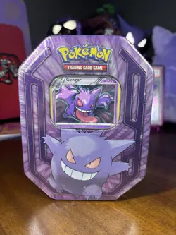 Pokemon TCG 2016 Gengar Champions Collector Tin - Sealed w/Hang Tab - Image 1