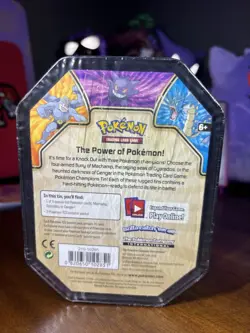 Pokemon TCG 2016 Gengar Champions Collector Tin - Sealed w/Hang Tab - Image 3