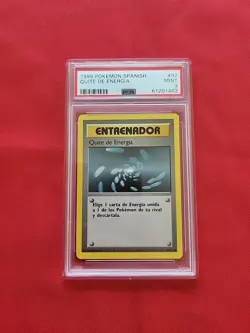 Pokemon: Energy Removal #92/102 SPANISH Base Set Vintage WOTC 1999 - PSA 9 - A33 - Image 1