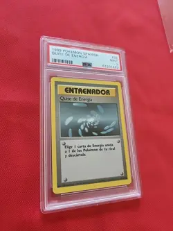 Pokemon: Energy Removal #92/102 SPANISH Base Set Vintage WOTC 1999 - PSA 9 - A33 - Image 5