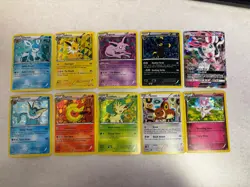 Pokemon Eeveelutions TCG Complete Black And White Promo Set BW87-BW94 Near Mint - Image 1