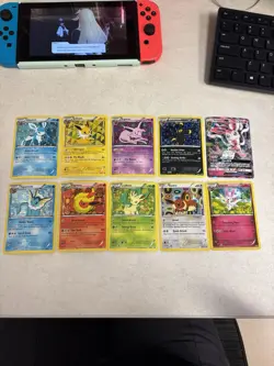 Pokemon Eeveelutions TCG Complete Black And White Promo Set BW87-BW94 Near Mint - Image 2