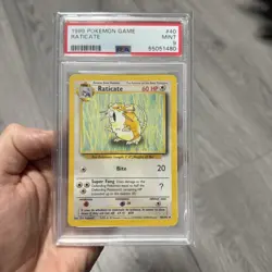 Pokemon 1999 Game Base Set Raticate #40 PSA 9 - Image 1