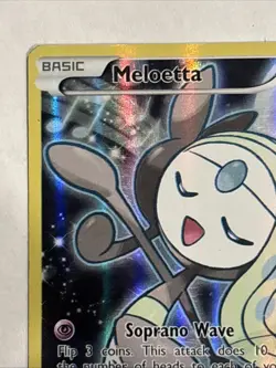 Pokemon TCG Meloetta Black Star Promo XY120 Full Art Ultra Rare Holo LP - Image 2