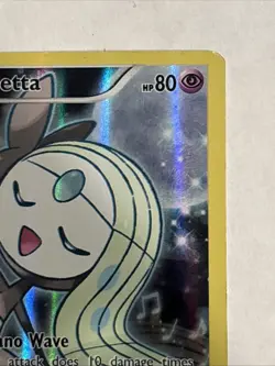Pokemon TCG Meloetta Black Star Promo XY120 Full Art Ultra Rare Holo LP - Image 3