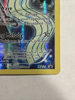 Pokemon TCG Meloetta Black Star Promo XY120 Full Art Ultra Rare Holo LP - Image 4