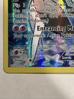 Pokemon TCG Meloetta Black Star Promo XY120 Full Art Ultra Rare Holo LP - Image 5