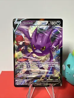 Pokemon TCG Crobat V Lost Origin Trainer Gallery TG20/TG30 Holo Ultra Rare - Image 1