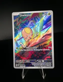 Pokemon Toedscool 201/198 Base Set Scarlet & Violet Illustration Rare - Image 1