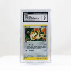 2003 Pokemon Meowth EX Collectors Tin Cosmo Black Star Promo 013 CGC Mint 9 - Image 1