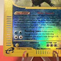 Pokemon TCG Feraligatr Expedition 12/165 Reverse Holo Rare DMG - Image 5